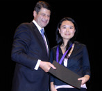 With former Premier Steve Bracks at VCE Premier's Award Ceremony in 2006