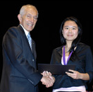 With Governor of Victoria David de Kretser at VCE Premier's Award Ceremony in 2006